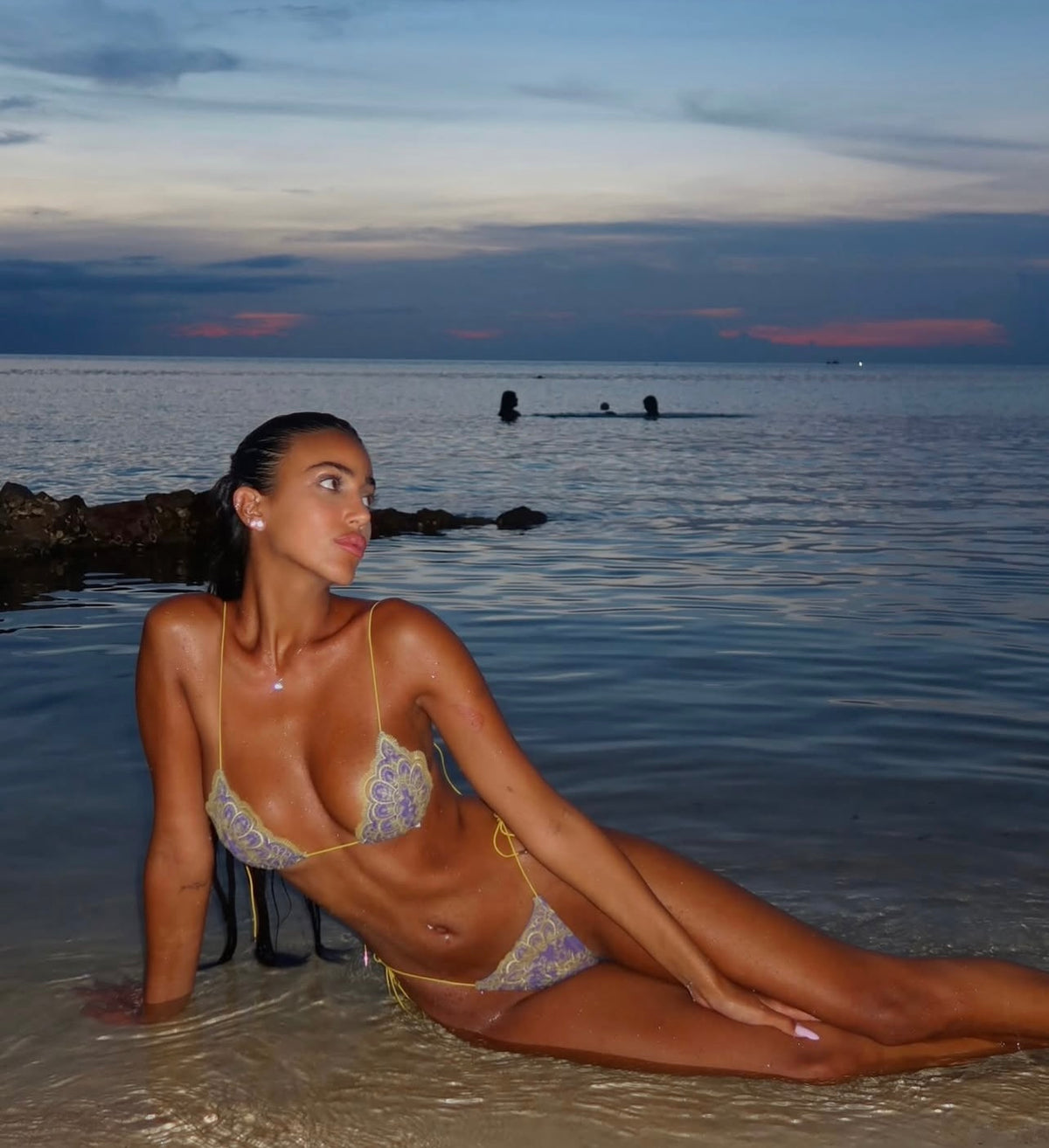 Amara Bikini Bottoms- Grape Sherbet